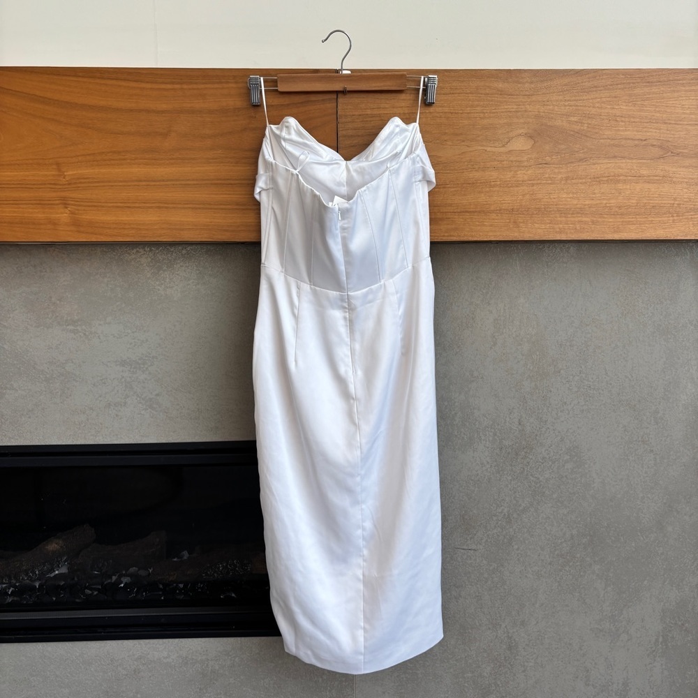 NWT Bardot Jamila Corset Dress in White, Size 6 - Picture 9 of 16